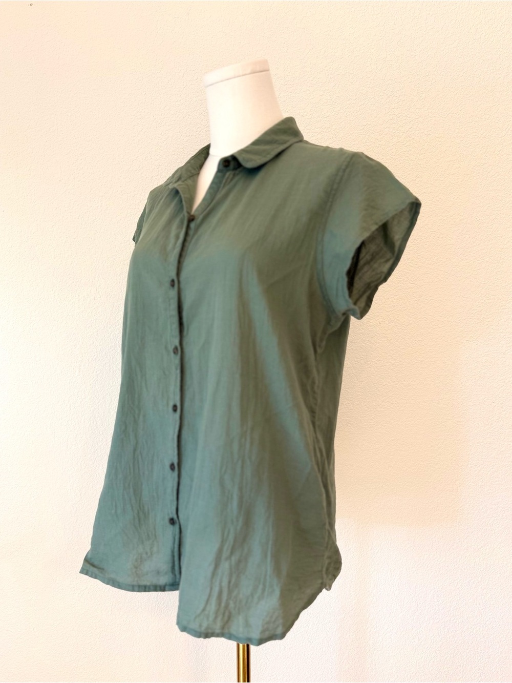 🍃 Vintage Patagonia Olive Green Short-Sleeve Button-Down Shirt 🥾